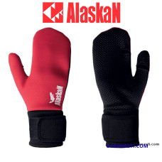 Варежки неопреновые Alaskan цвет красный/черный